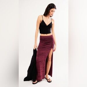 NWT FREE PEOPLE PEAK SHOW MAXI SKIRT